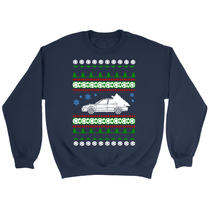 Japanese Car WRX Wagon Ugly Christmas Sweater Sweatshirt and Hoodie sweatshirt