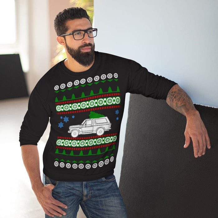 Truck like a 1991 Bronco Ugly Sweater --- please use this listing for European customers only