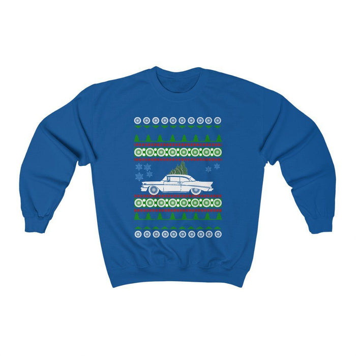 Chevy Bel Air 1957 Ugly Christmas Sweater Sweatshirt