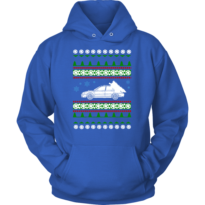 Japanese Car WRX Wagon Ugly Christmas Sweater Sweatshirt and Hoodie sweatshirt