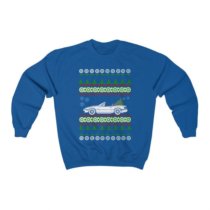 Miata NA Ugly Christmas Sweater Sweatshirt V2