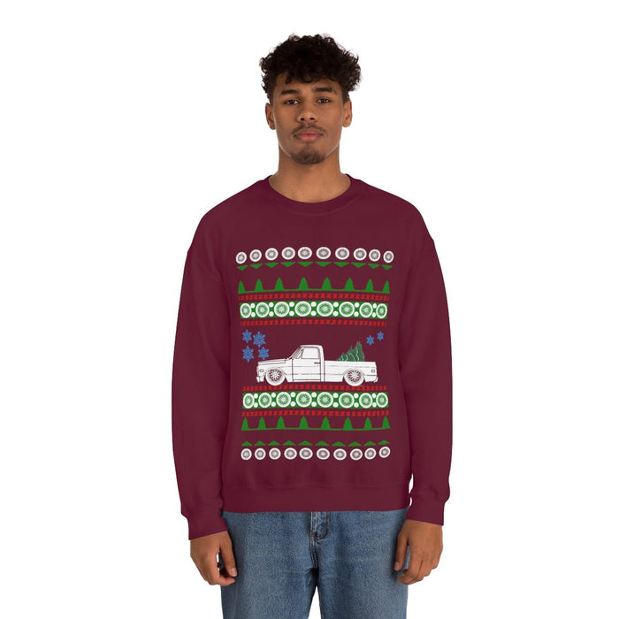 C10 Fleetside Ugly Christmas Sweater Sweatshirt