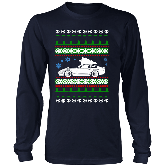 Datsun 280ZX Ugly Christmas Sweater Hoodie and long sleeve t-shirt sweatshirt