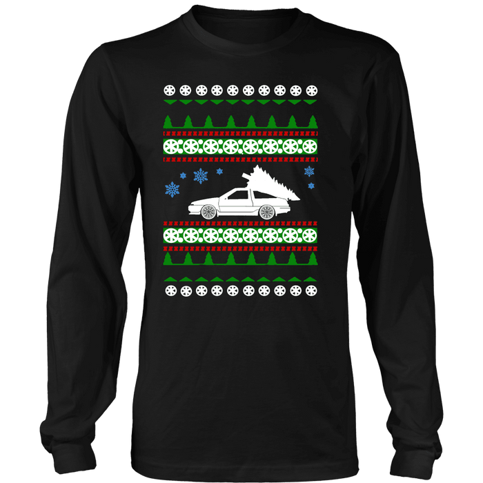 AE86 HachiRoku Toyota Corolla Ugly Christmas Sweater, hoodie and long sleeve t-shirt sweatshirt