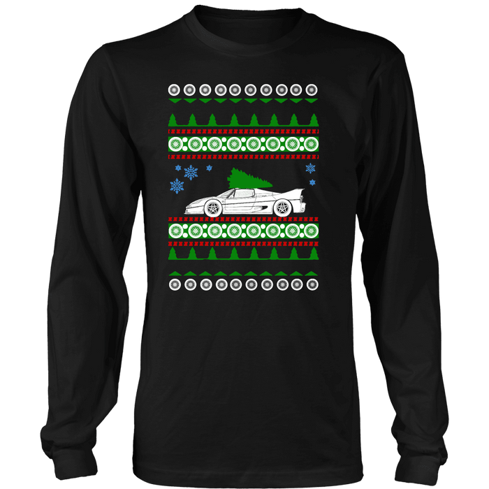 Ferrari F50 Ugly Christmas Sweater, hoodie and long sleeve t-shirt sweatshirt