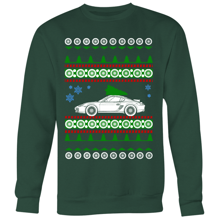 German Sports Car Porsche Cayman Style GT4 Ugly Christmas Sweater, hoodie and long sleeve t-shirt sweatshirt