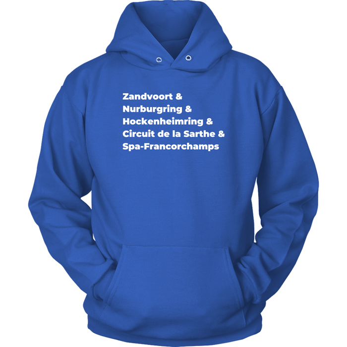 European Race Tracks V1 T-shirt or Hoodie