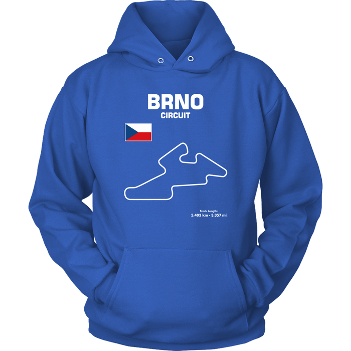 BRNO Circuit Czech Republic Track Outline Series T-shirt and Hoodie