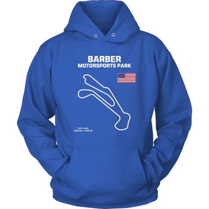 Track Outline Series T-shirt and Hoodie Barber Motorsports Park