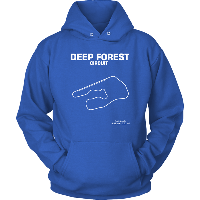 DF Circuit raceway track outline series t-shirt or hoodie