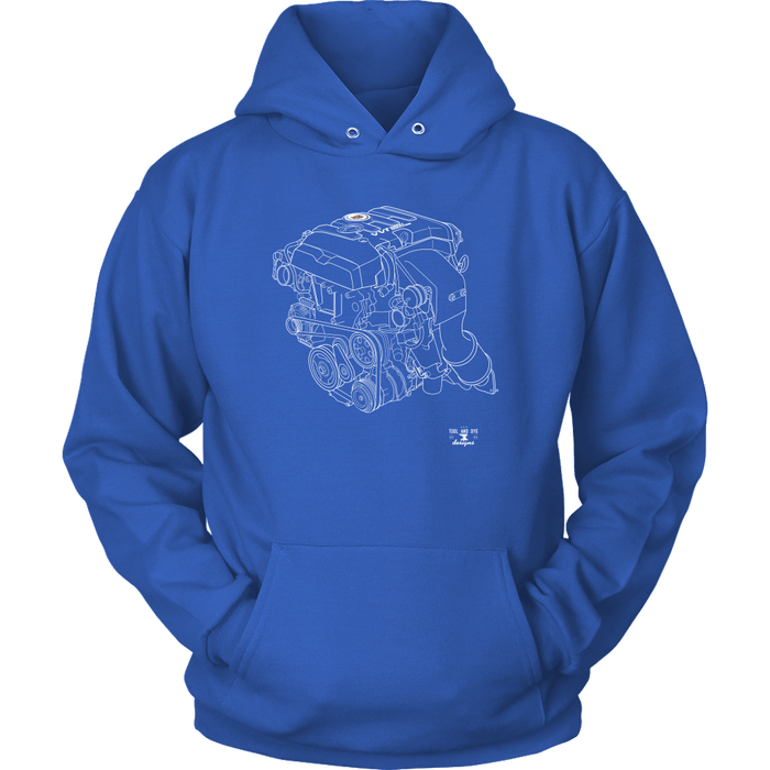 Engine Blueprint Series Cadillac ATS 2.0T LTG GM T-shirt and Hoodie