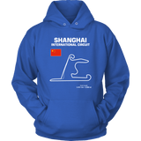 Shanghai International Circuit Race Track Outline Series T-shirt or Hoodie