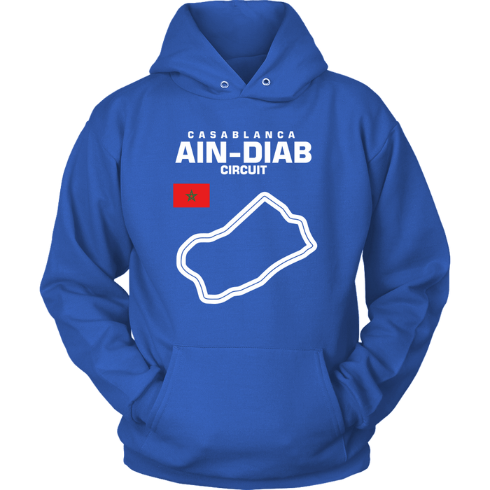 Casablanca Ain-Diab Circuit Track Outline Series T-shirt or hoodie