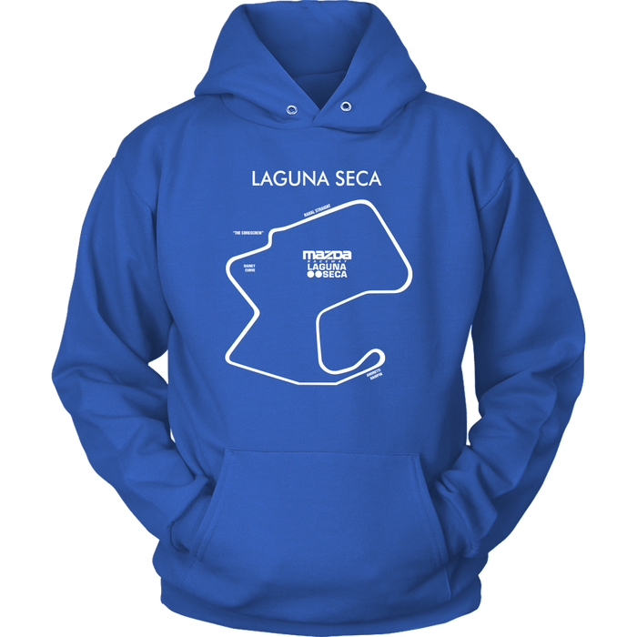 Laguna Seca WeatherTech Raceway Track Outline Series Hoodie