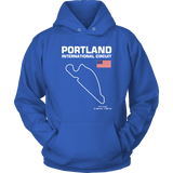 Portland International Circuit Race Track Outline Series T-shirt or Hoodie