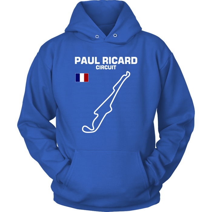 Paul Ricard Circuit Track Outline Series T-shirt and Hoodie