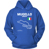 Mugello Circuit Racetrack Outline Series T-shirt and Hoodie