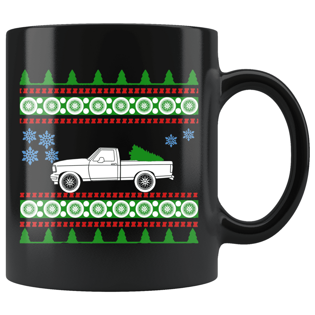1995 Ford Lightning F-150 Truck Ugly Christmas Sweater Mug