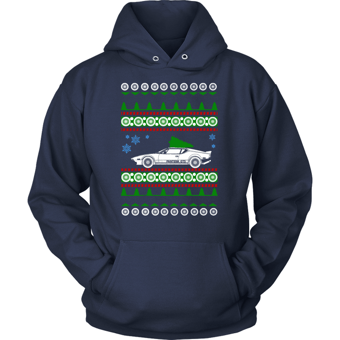 Pantera DeTomaso GTS Ugly Christmas Sweater, hoodie and long sleeve t-shirt sweatshirt