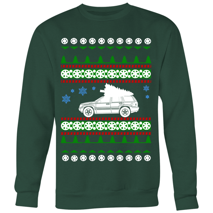 off road american vehicle Grand Cherokee Ugly Christmas Sweater, hoodie and long sleeve t-shirt sweatshirt