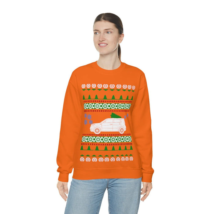 UK Car like a Soul Ugly Christmas Sweater kia