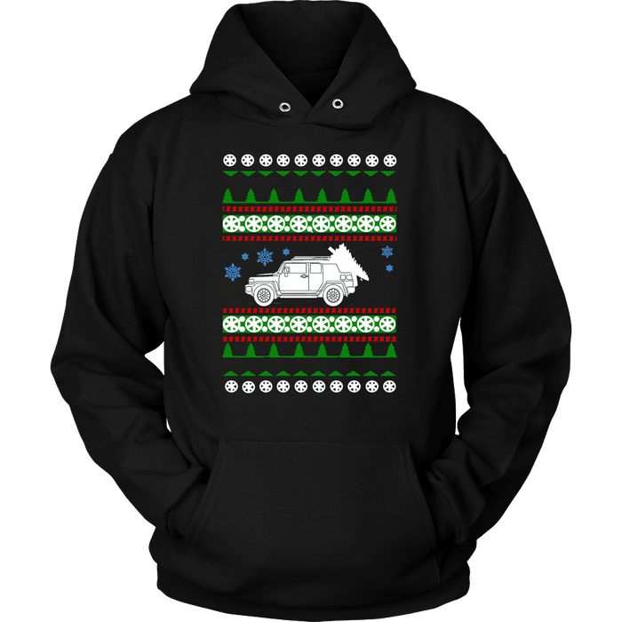 Toyota FJ Cruiser Ugly Christmas Sweater Holiday party shirt and Hoodie sweatshirt