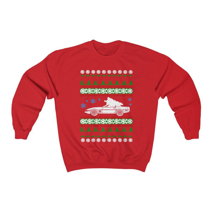 Sports car like C4 Ugly Christmas Sweater