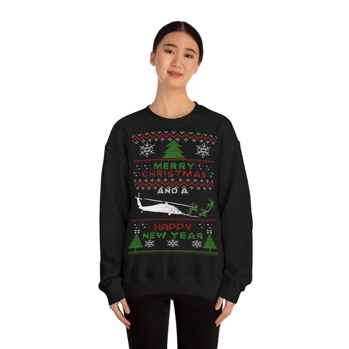 Germany Military Helicopter Blackhawk Ugly Christmas Sweater Sweatshirt