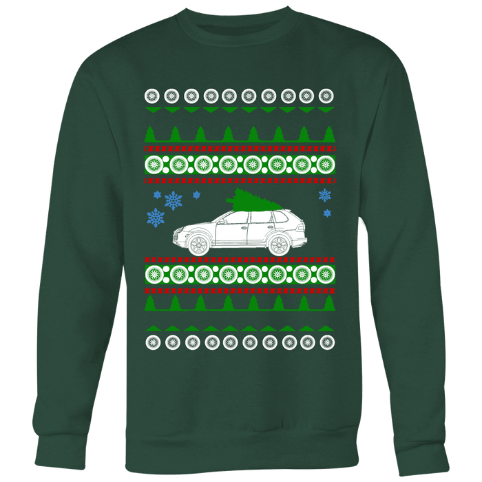 German Car similar to a Cayenne Turbo Ugly Christmas Sweater, hoodie and long sleeve t-shirt sweatshirt