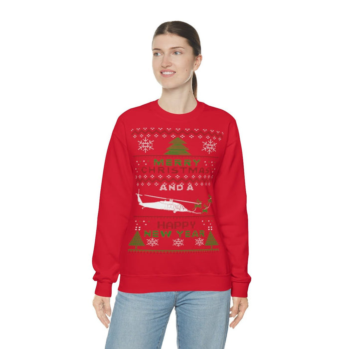 Germany Military Helicopter Blackhawk Ugly Christmas Sweater Sweatshirt