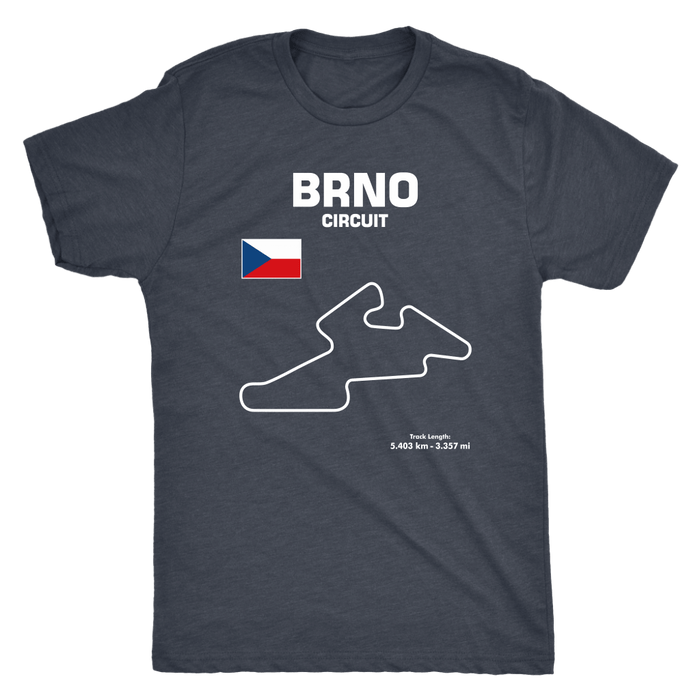 BRNO Circuit Czech Republic Track Outline Series T-shirt and Hoodie