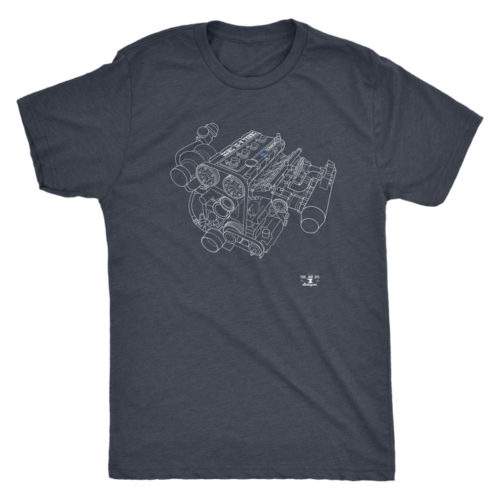 Engine Blueprint Series Cosworth YB Turbo T-shirt and Hoodie