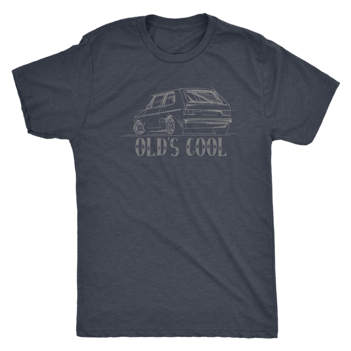 Old's Cool Rabbit Sketch Tri-Blend t-shirt old school