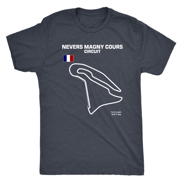 Circuit de Nevers Magny Cours Version 2 Track Outline Shirt and Hoodie