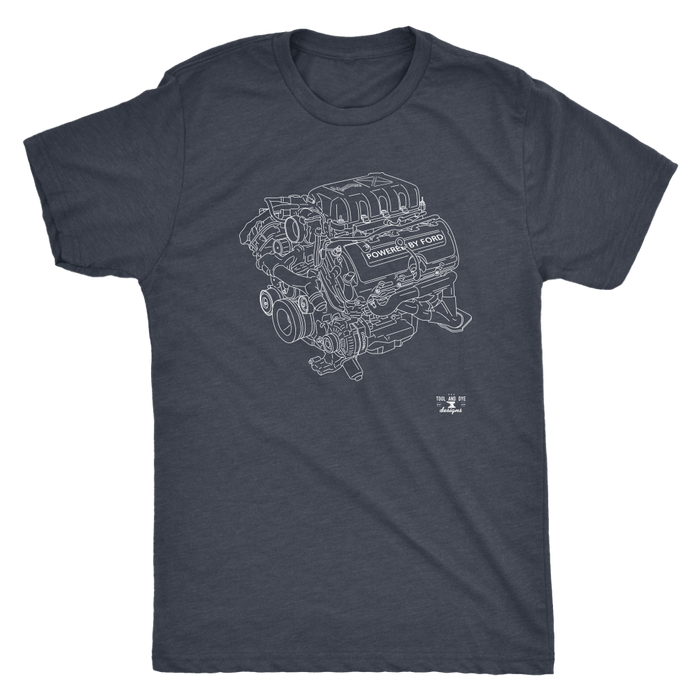 Engine Blueprint Series 2020 GT500 Mustang 760hp T-shirt and Hoodie