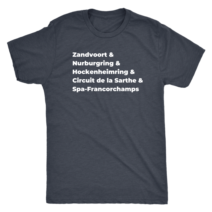 European Race Tracks V1 T-shirt or Hoodie