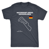 Motorsport Arena Oschersleben Track Outline Series T-shirt and Hoodie