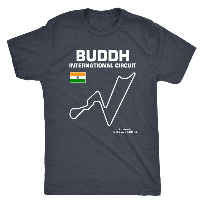 Buddh International Circuit Racetrack Outline Series T-shirt and Hoodie