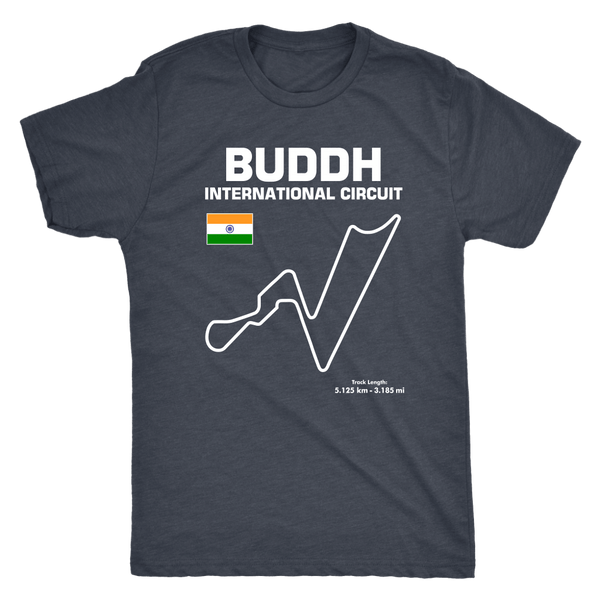 Buddh International Circuit Racetrack Outline Series T-shirt and Hoodie