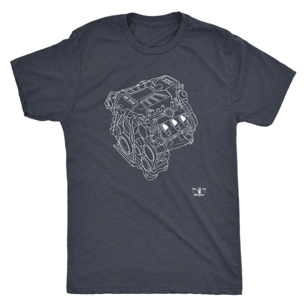 Engine Blueprint Series Audi V6 TFSI T-shirt and hoodie