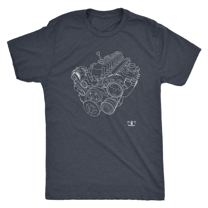 Engine Blueprint Series 4.0 T-shirt and Hoodie