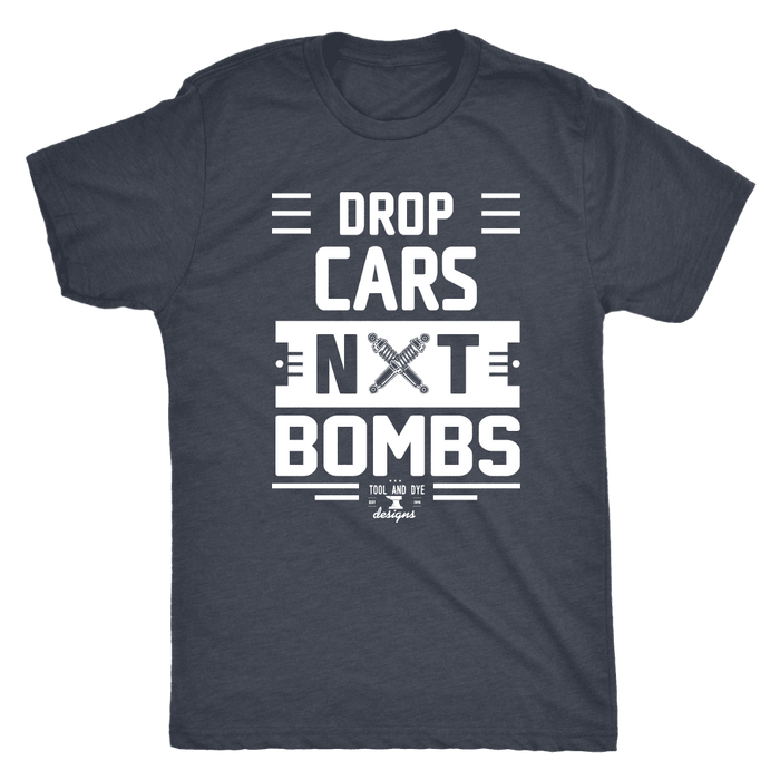 drop cars not bombs t shirt