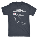Korea International Circuit Race Track Outline Series T-shirt or Hoodie
