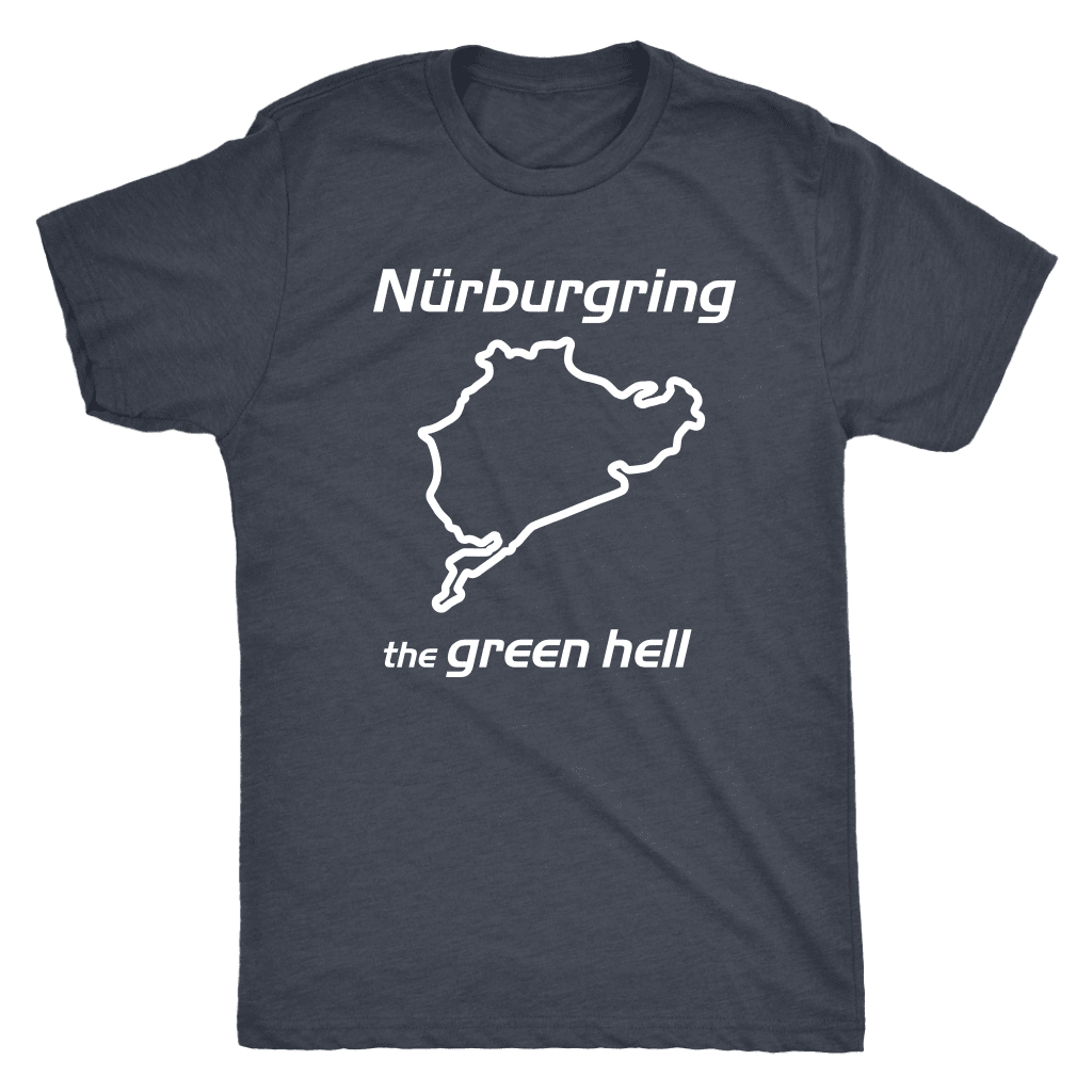 Nurburgring The Green Hell Track Outline t-shirt