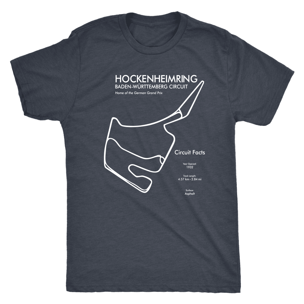 Hockenheimring Track Outline T-shirt