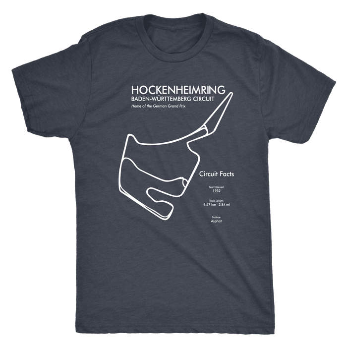 Hockenheimring Track Outline T-shirt