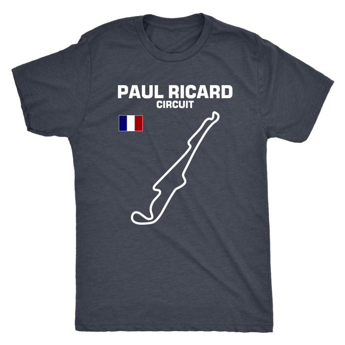 Paul Ricard Circuit Track Outline Series T-shirt and Hoodie