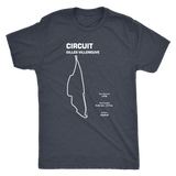 Circuit Gilles Villeneuve Track Outline T-shirt