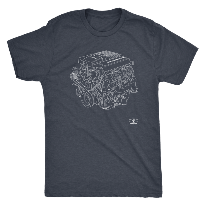 Engine Blueprint Series LSA V8 T-shirt or Hoodie