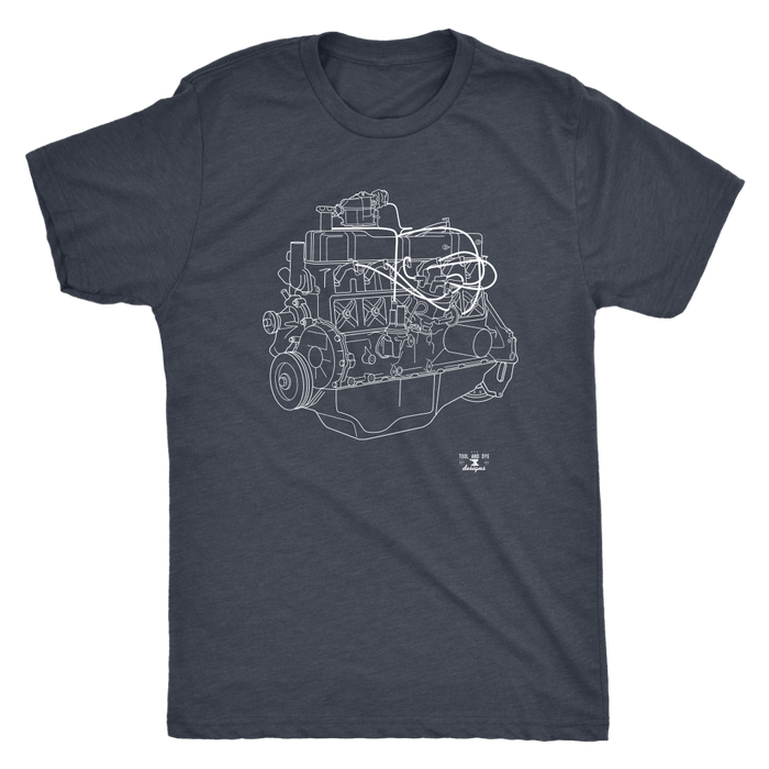 Engine Blueprint Series Ford 300 Inline 6 T-shirt or Hoodie